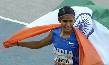 भारत की एक और एथलीट ने किया कमाल:लॉन्ग जंपर शैली सिंह ने वर्ल्ड अंडर-20 एथलेटिक्स चैंपियनशिप में सिल्वर जीता, सिर्फ 1 सेंटीमीटर के फासले से गोल्ड चूकीं